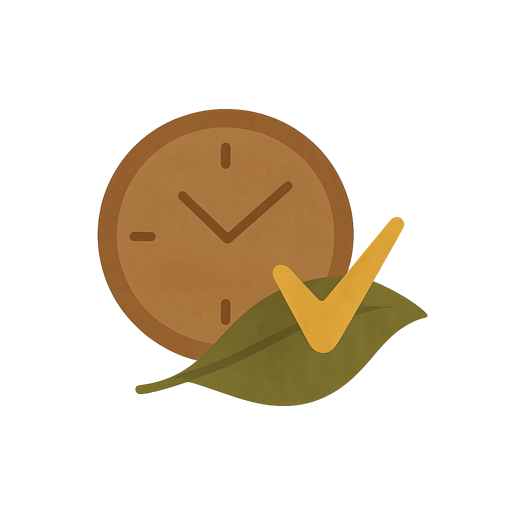 Image of clock for routine